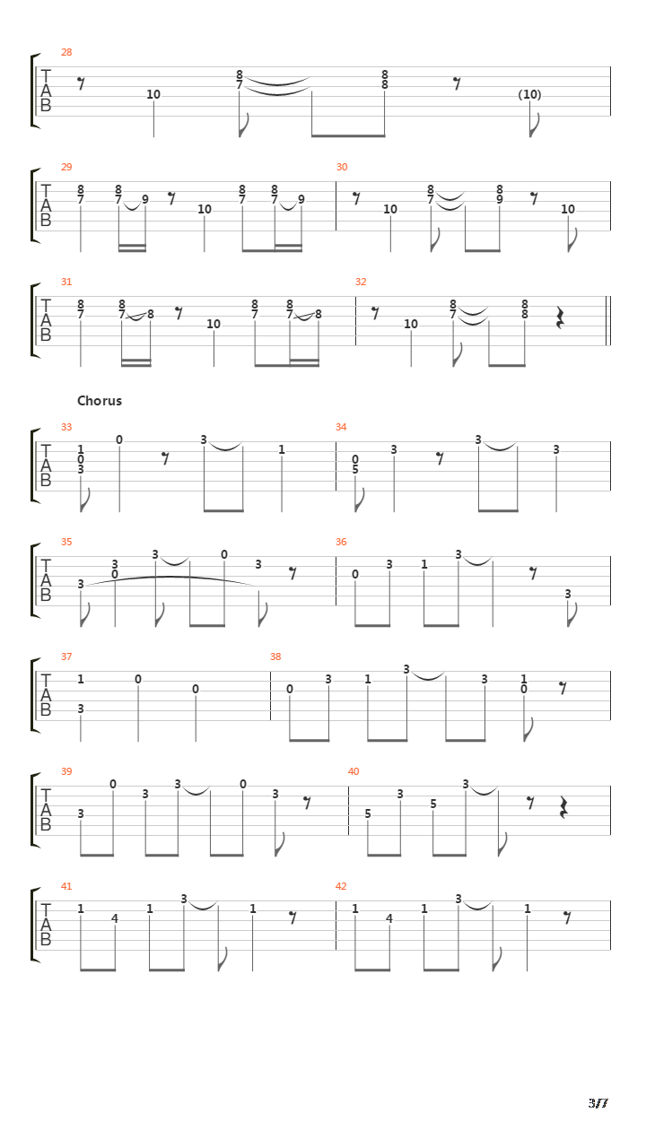 Forty Mile Town吉他谱