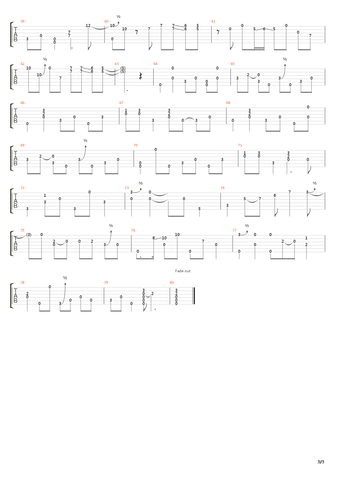 Song For George吉他谱