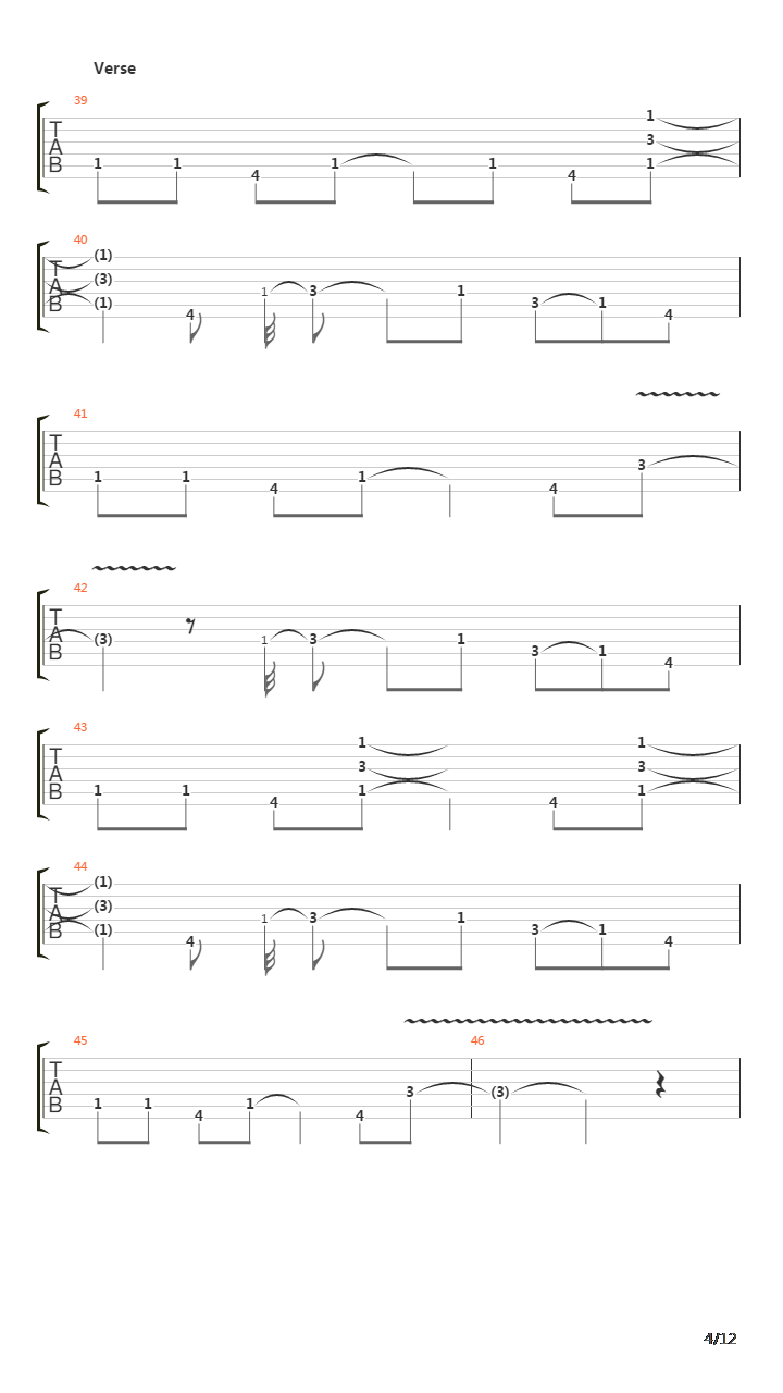 Zap吉他谱