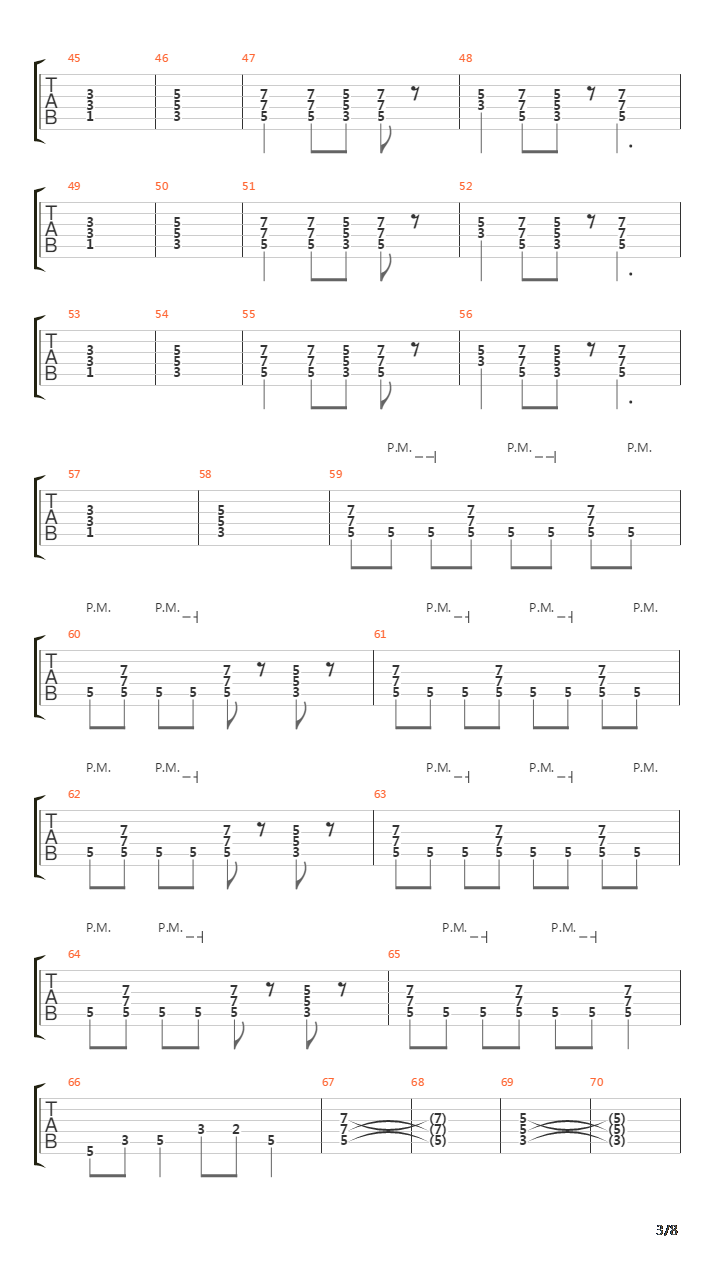 Follow The Sign吉他谱