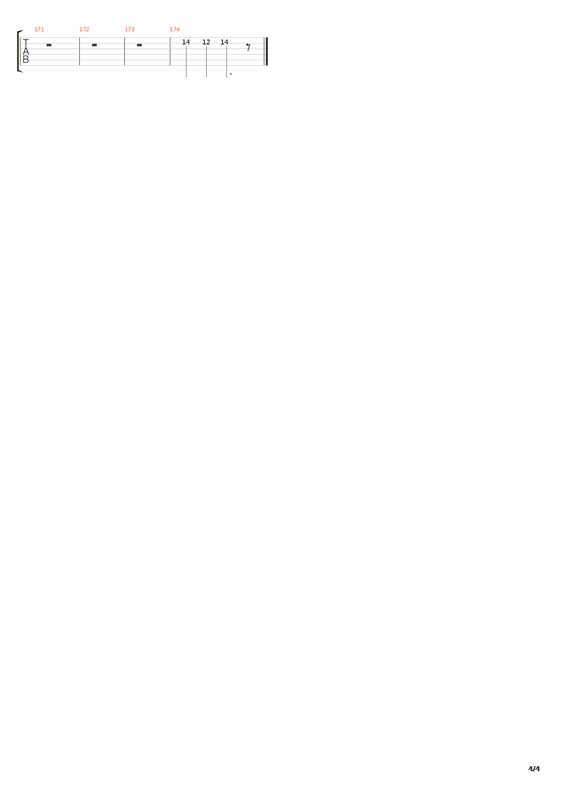 Follow The Sign吉他谱