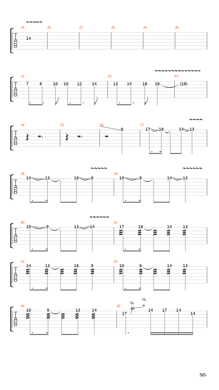 入阵曲（怪兽改编演奏版）吉他谱