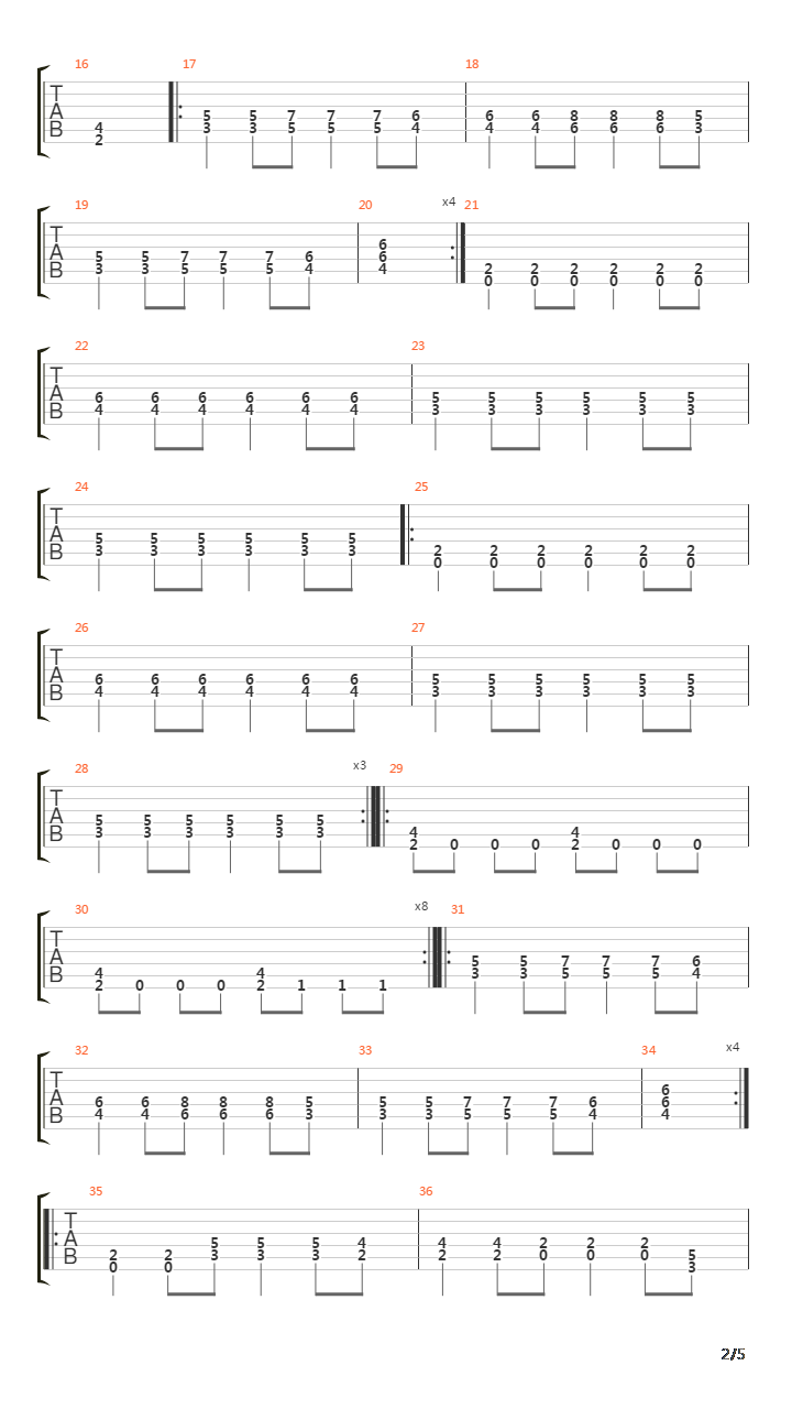 13 Candles吉他谱