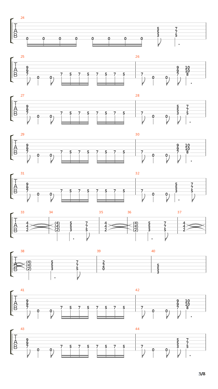 Hades吉他谱