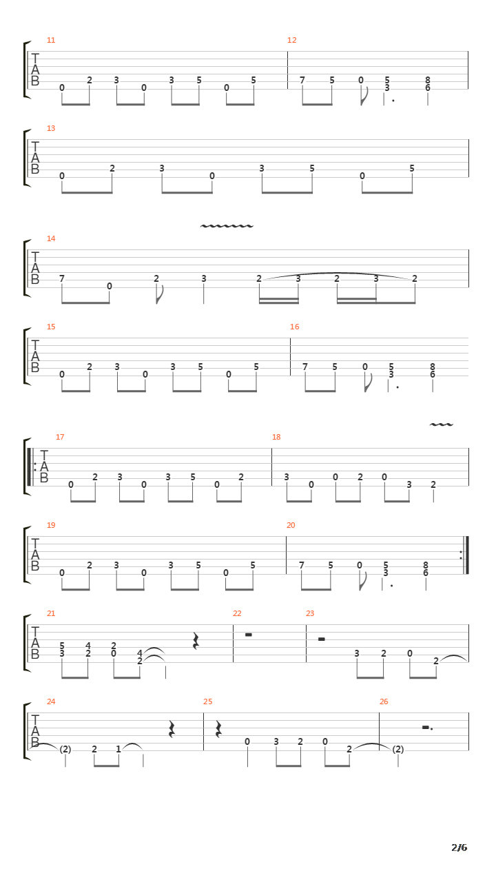 Necromansy吉他谱