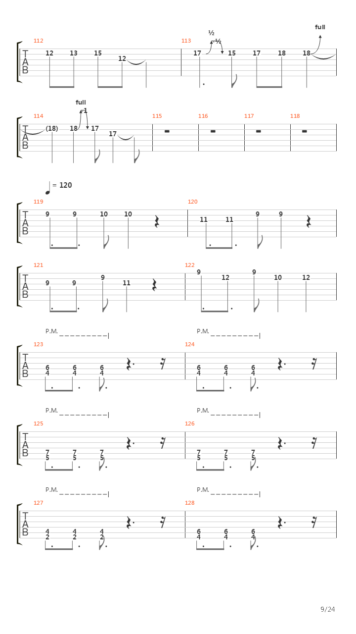 灌篮高手曲目连弹吉他谱