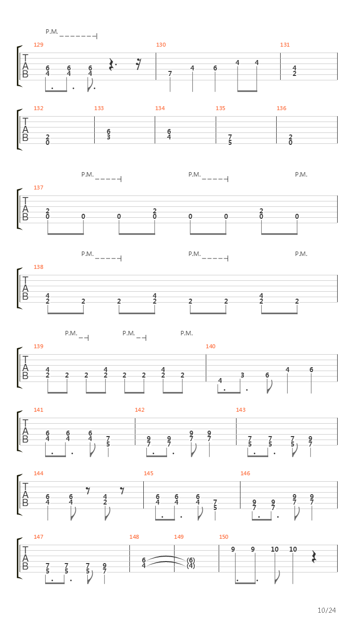 灌篮高手曲目连弹吉他谱