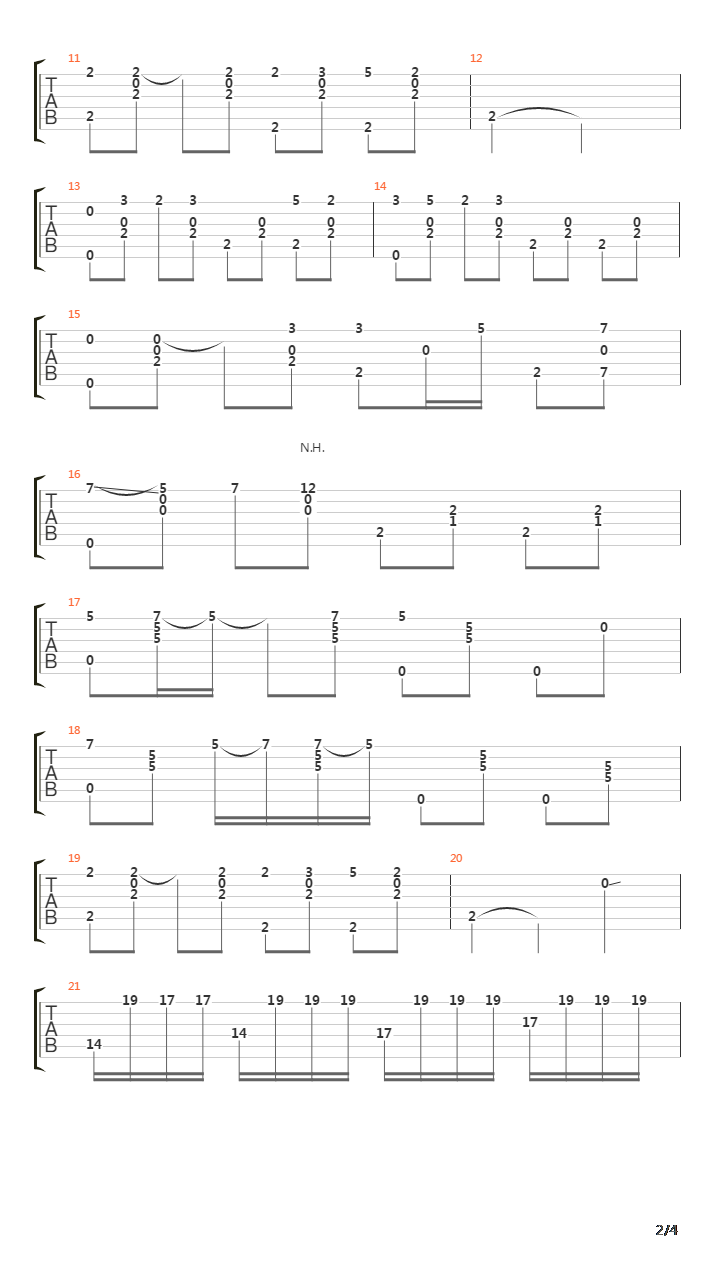 Opera 2(歌剧2)吉他谱