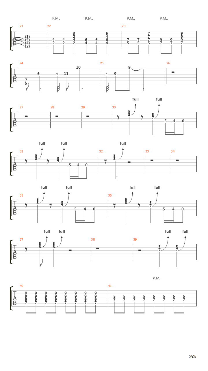 Charmless Man吉他谱