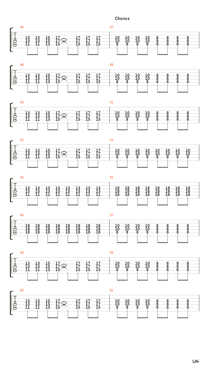 Song 2吉他谱