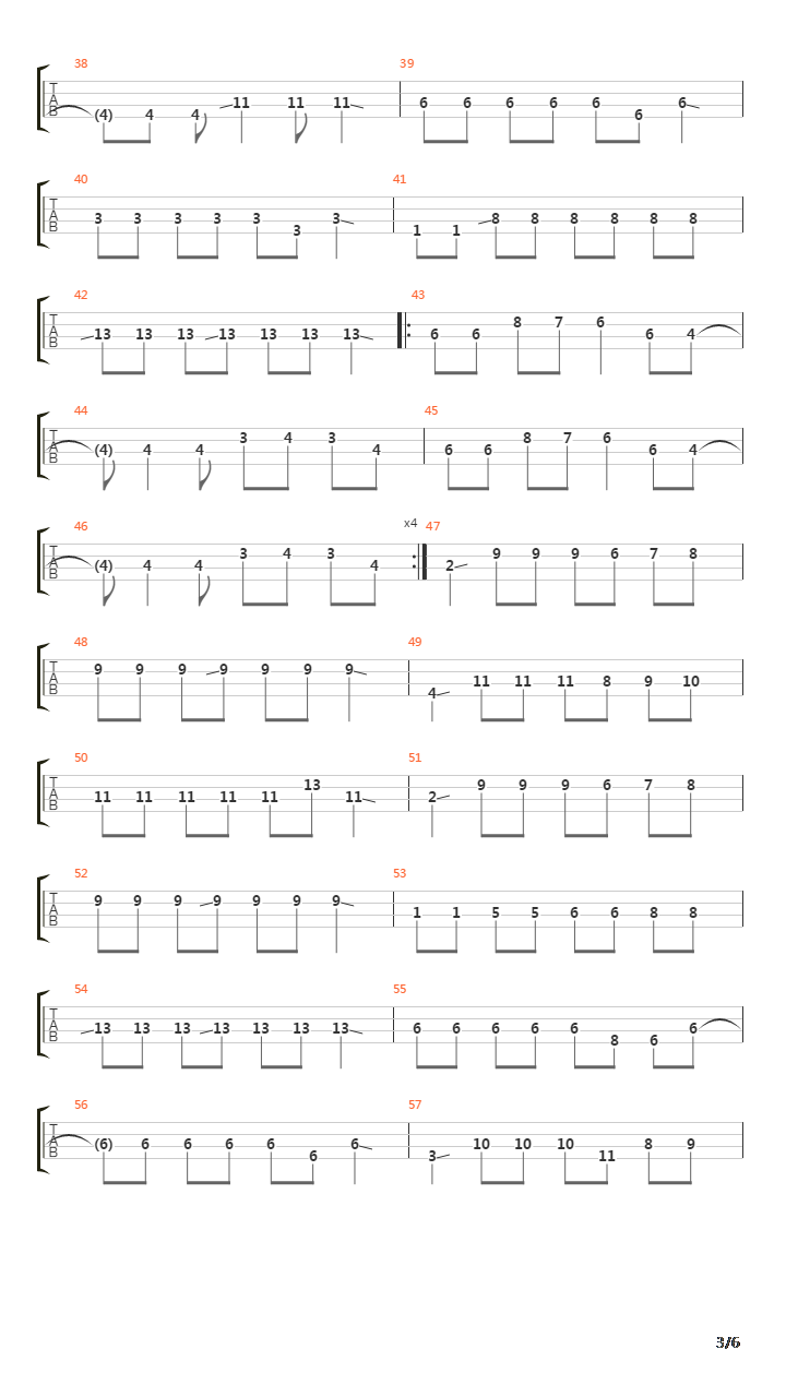 轻音少女(K-ON) - 五月雨20ラブ吉他谱