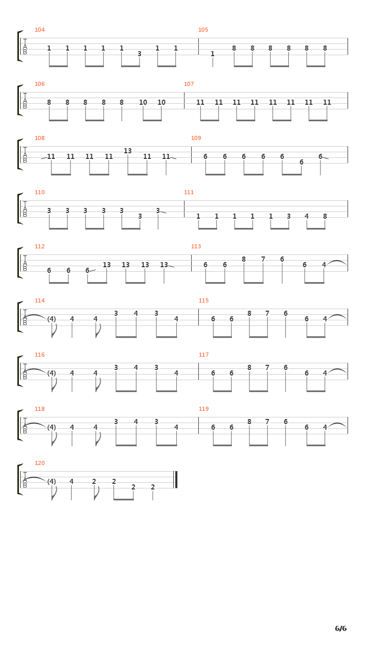 轻音少女(K-ON) - 五月雨20ラブ吉他谱