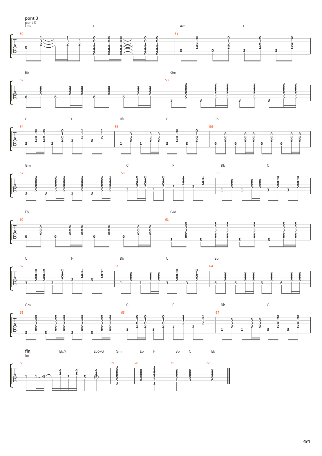 Alamada吉他谱