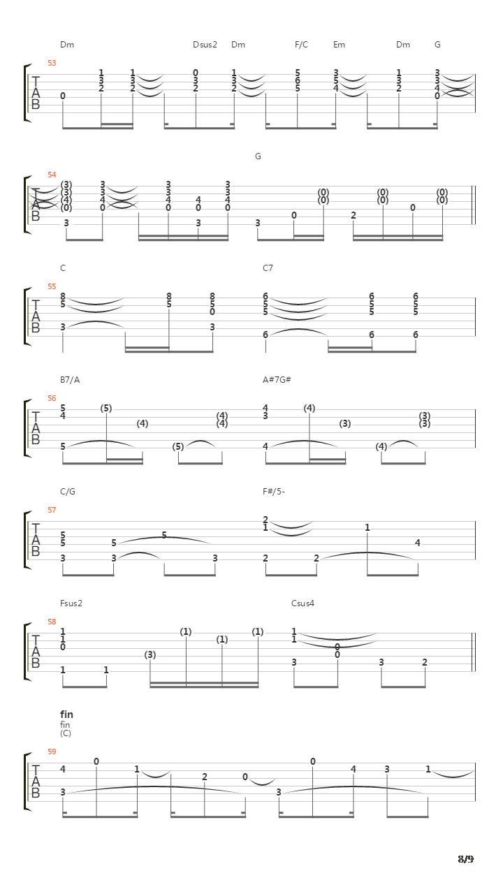 Memory Lane吉他谱