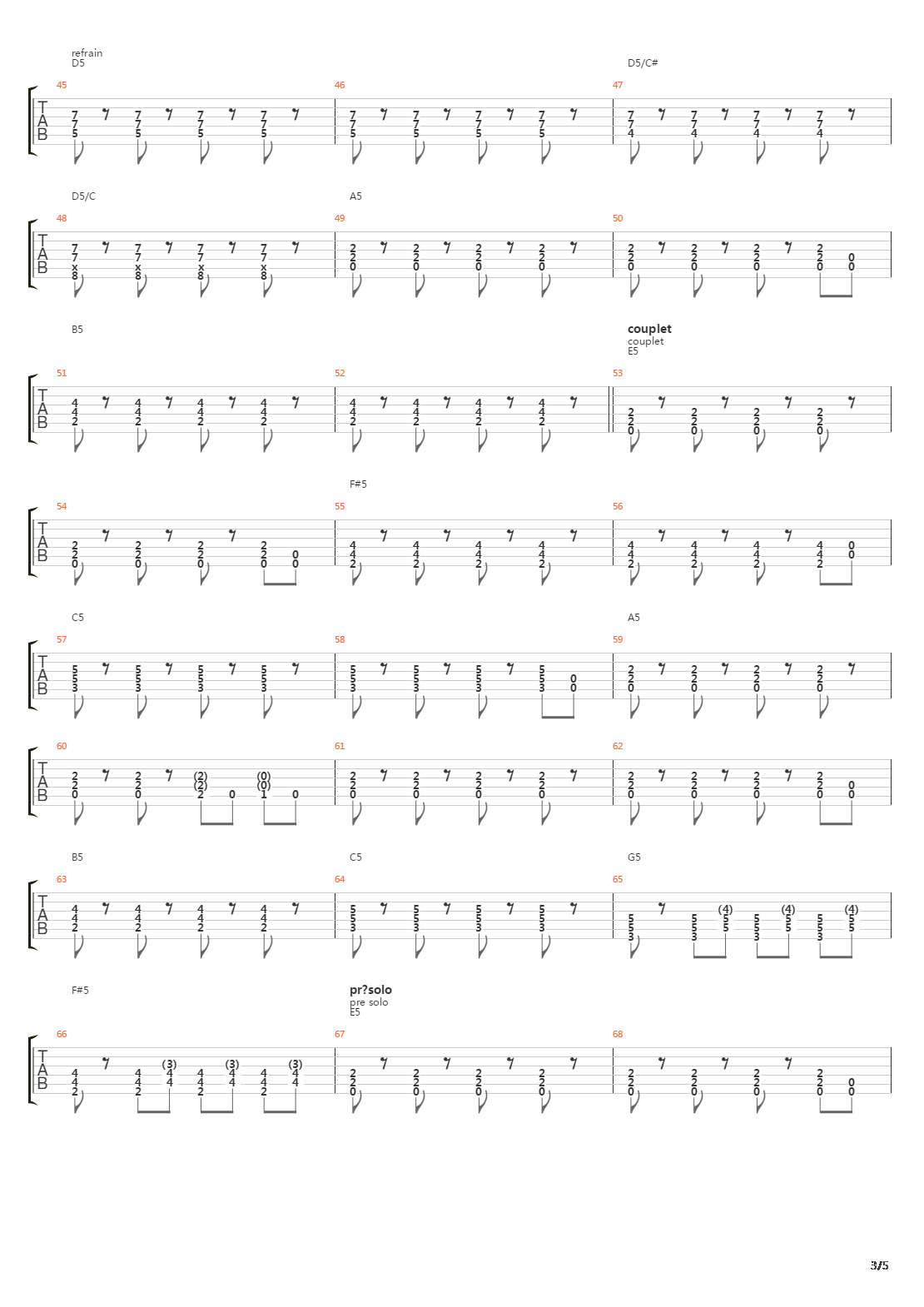 Pictures Of Me吉他谱