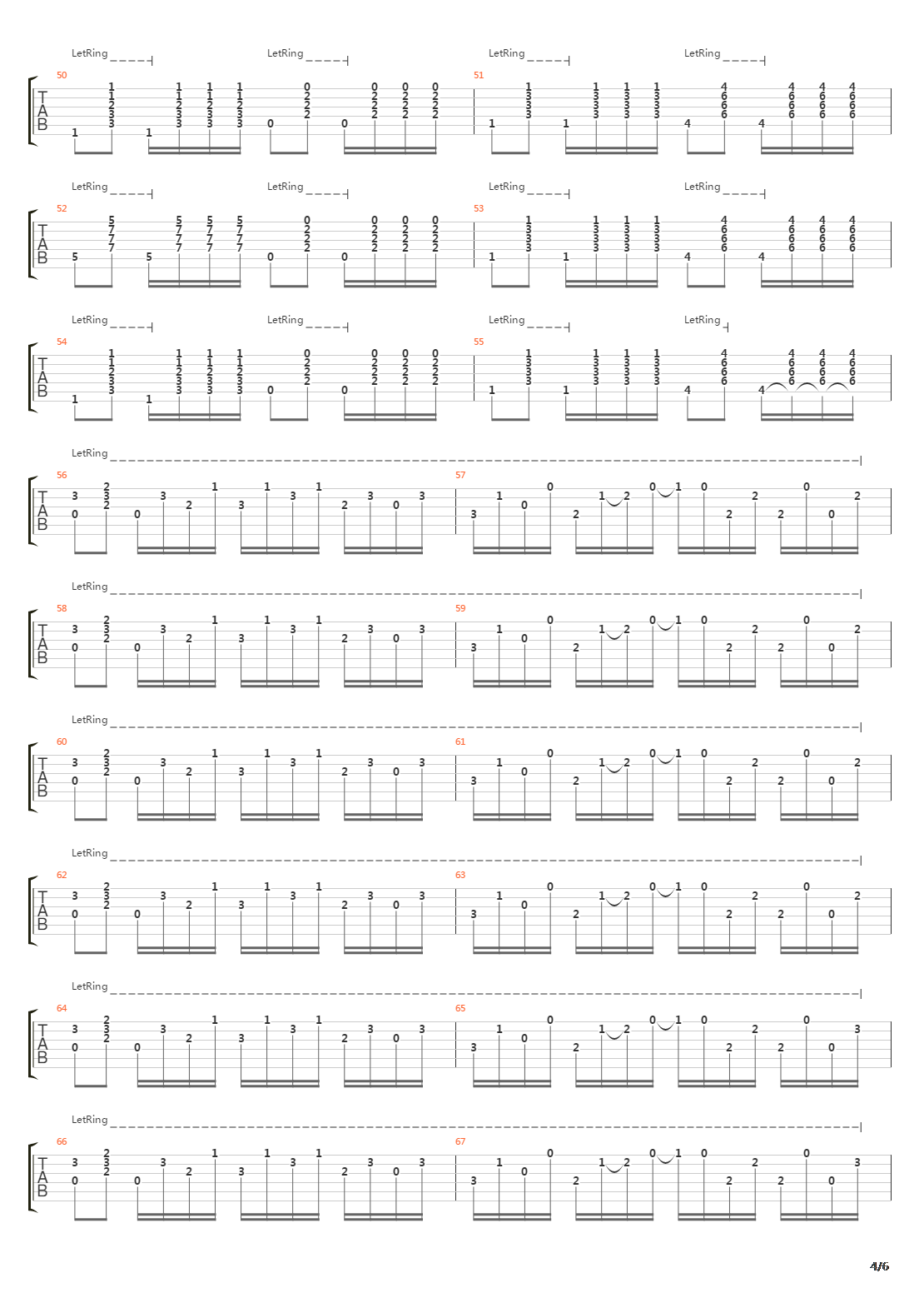 Southern Belle吉他谱