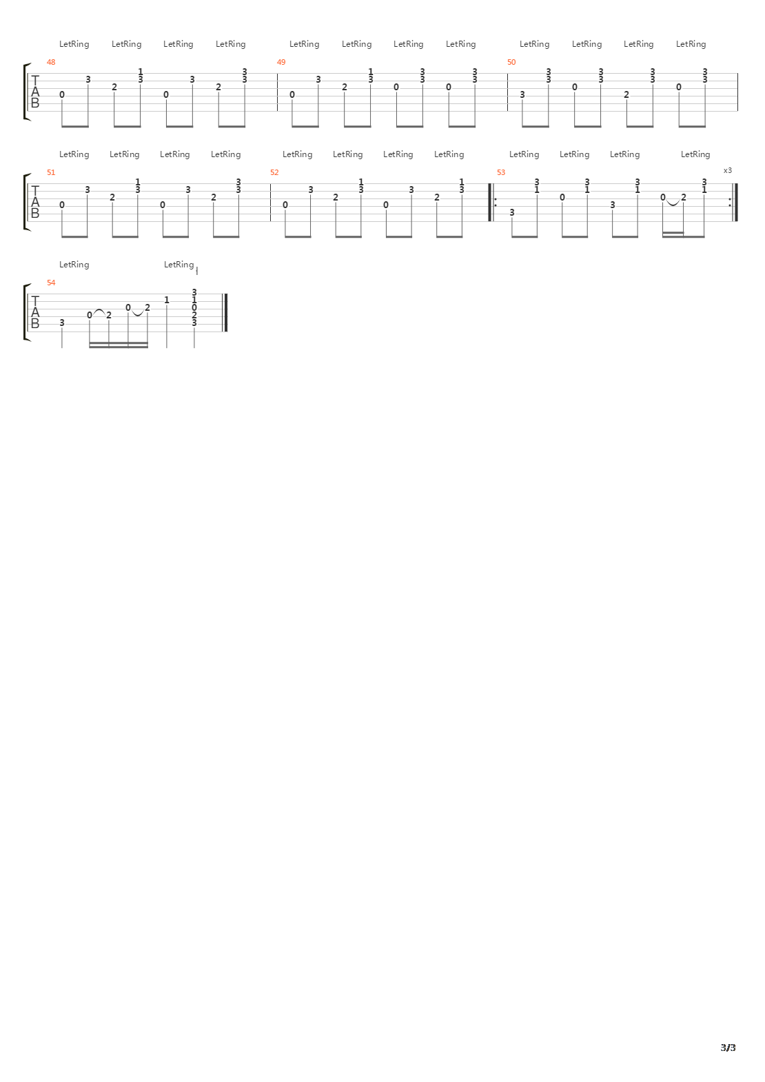 Thirteen吉他谱