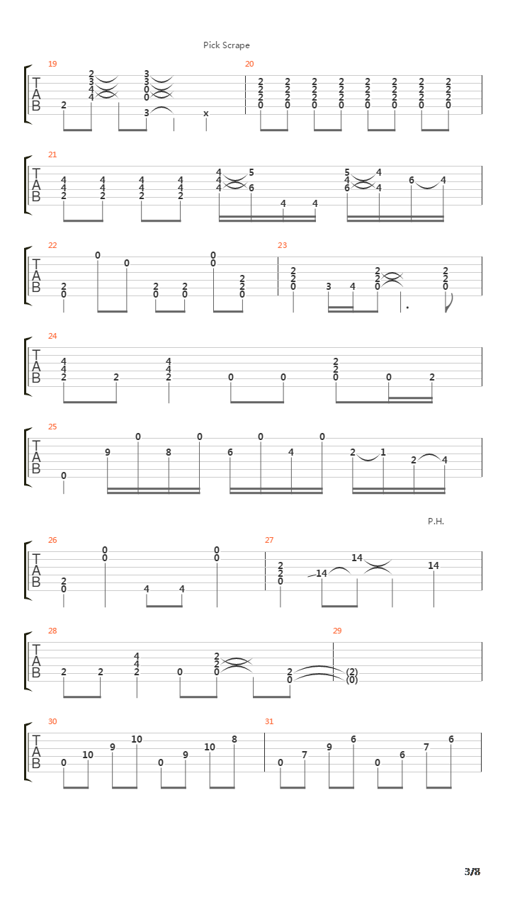 Song For Love吉他谱