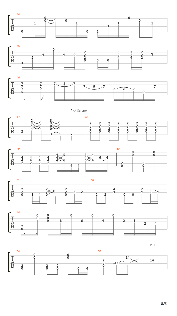 Song For Love吉他谱