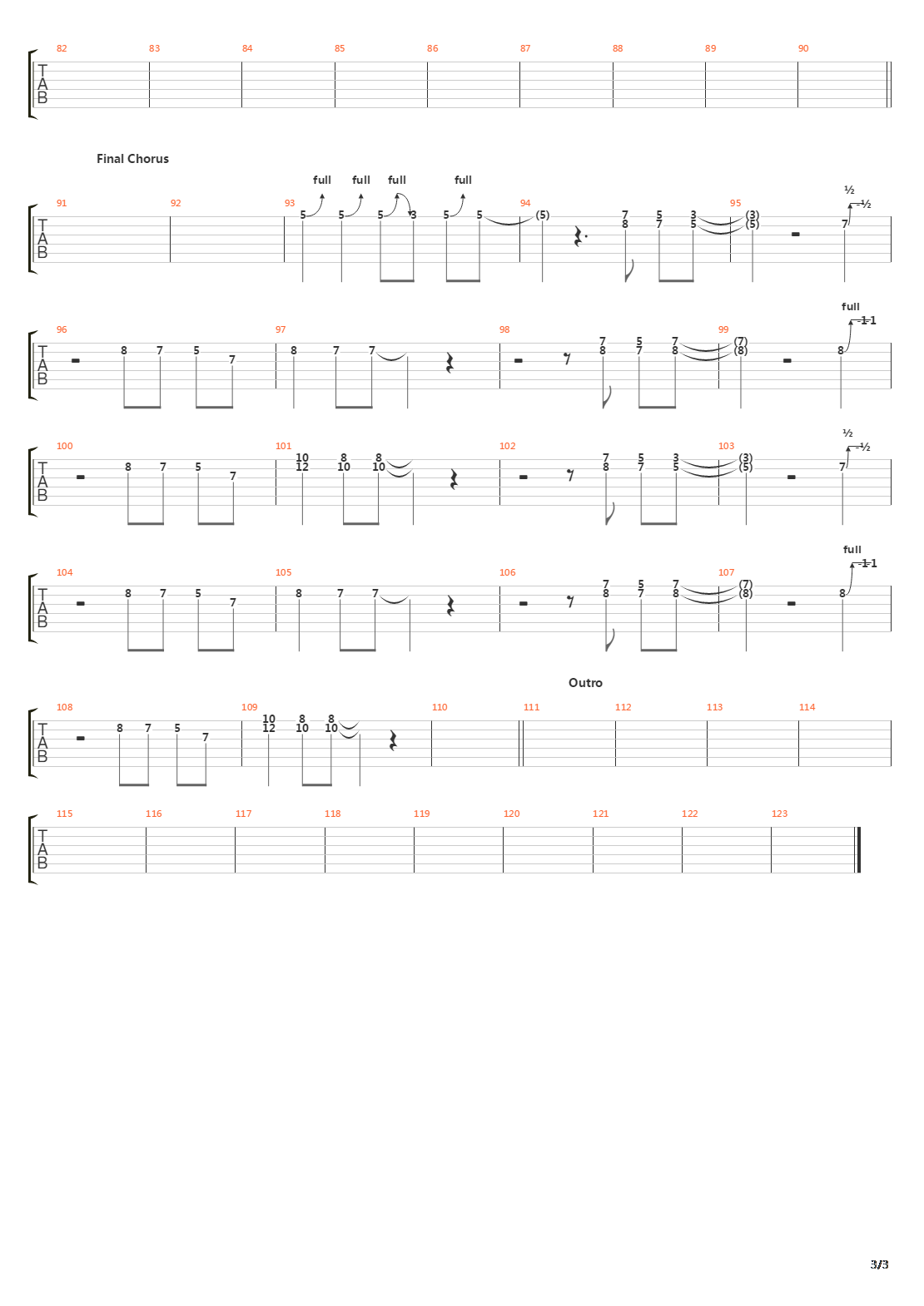 Cherokee吉他谱