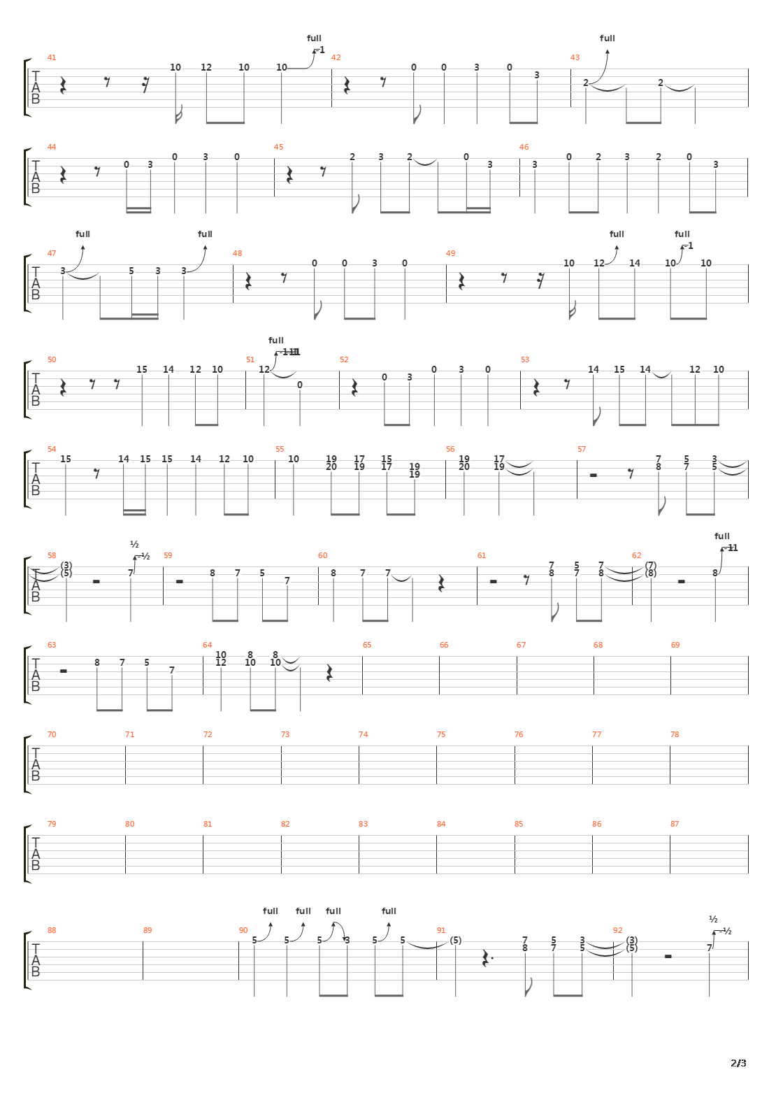 Cherokee吉他谱