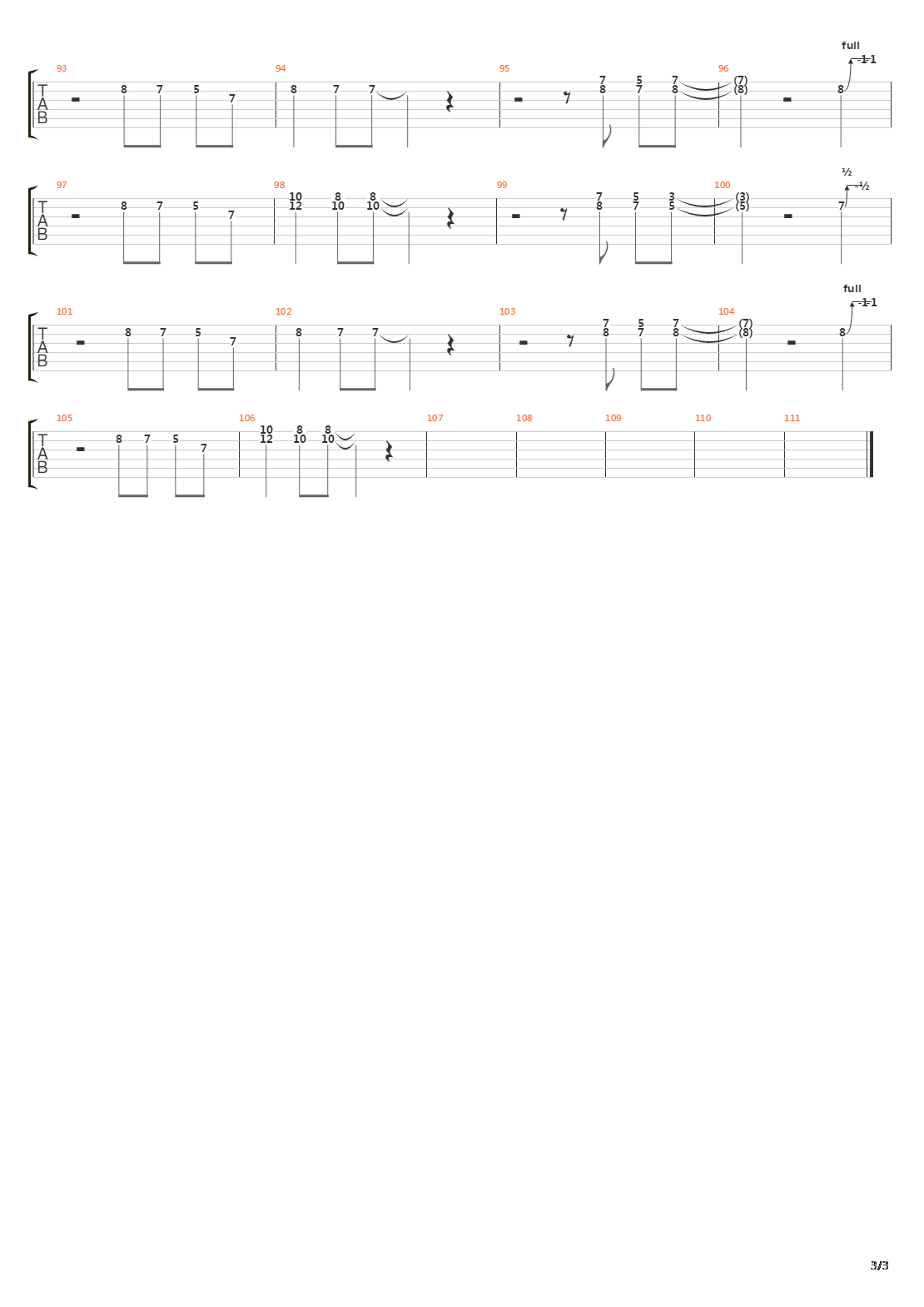 Cherokee吉他谱