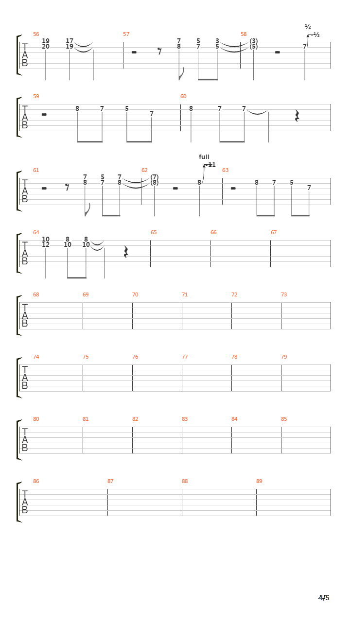 Cherokee吉他谱