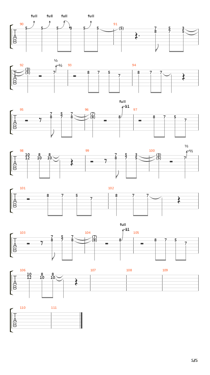 Cherokee吉他谱