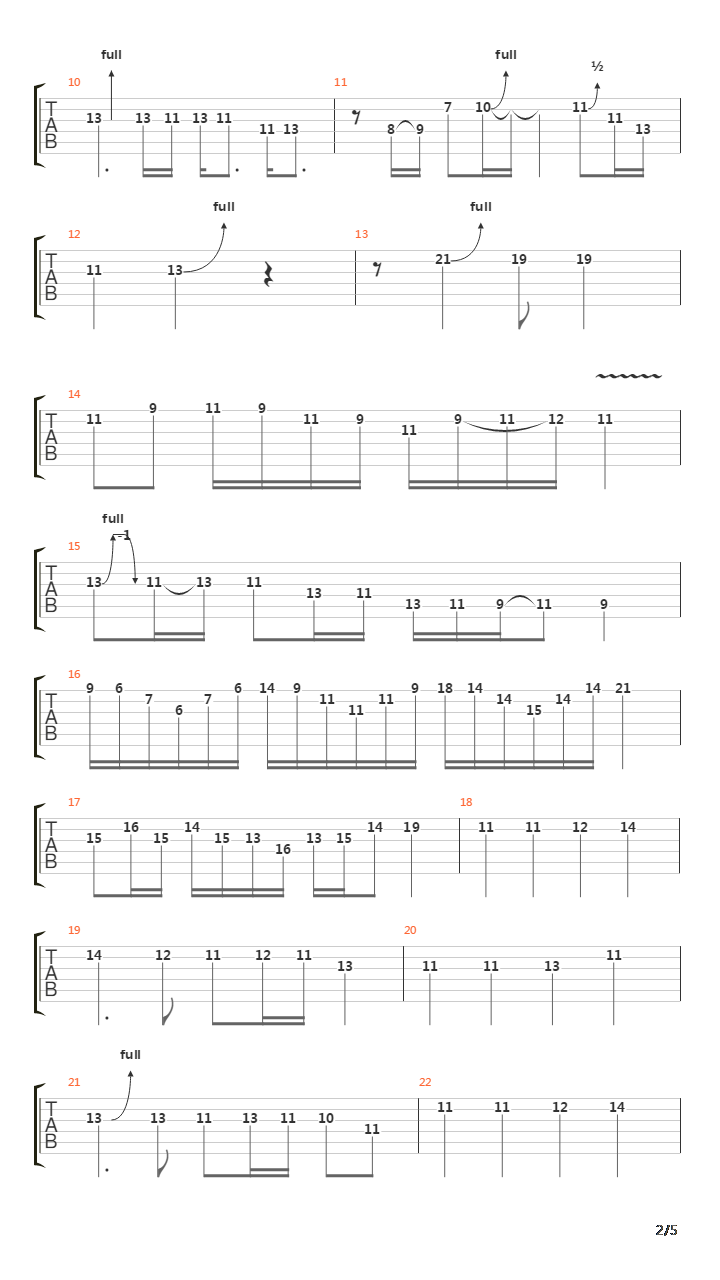 Fargo吉他谱