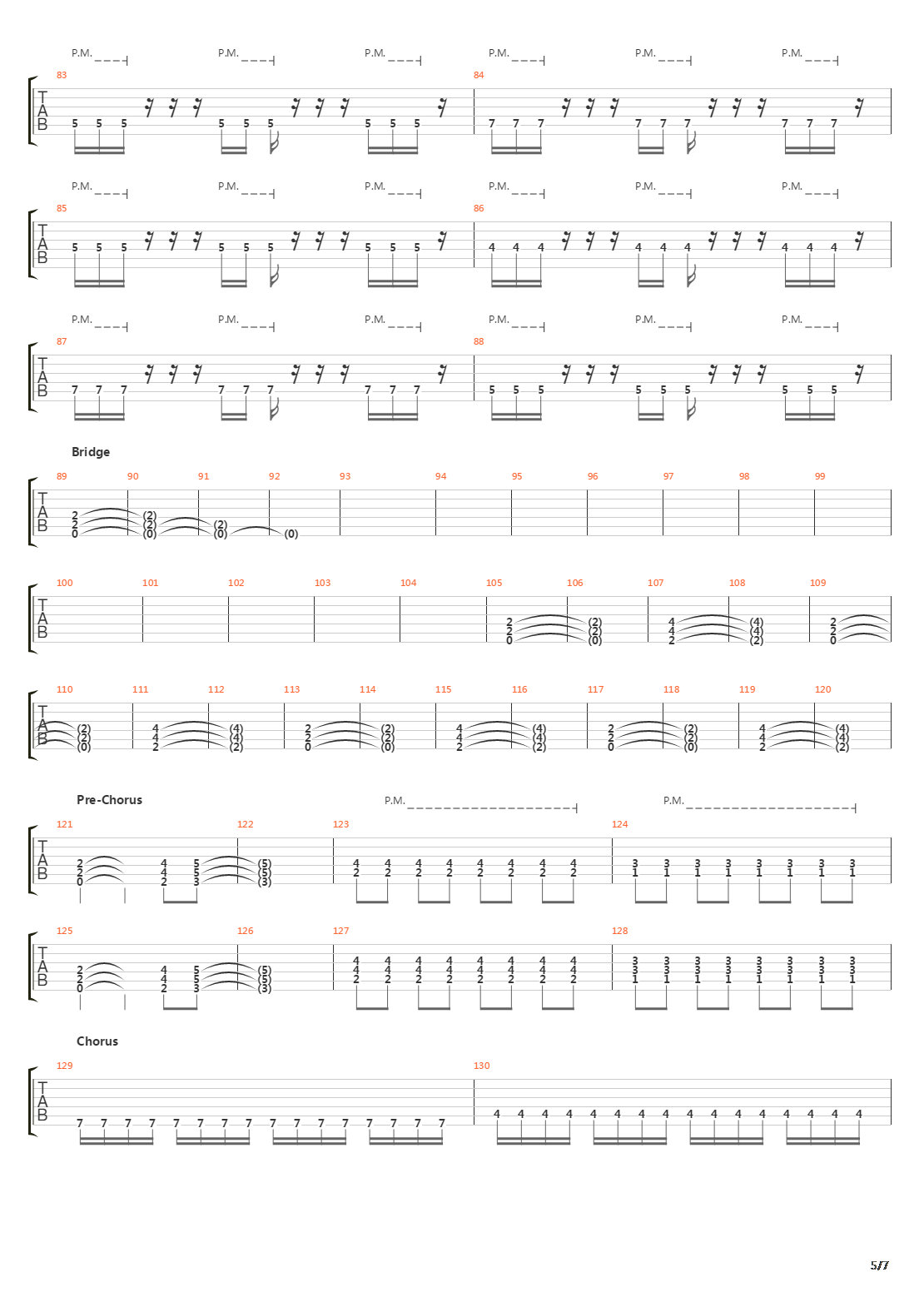 Fall Of Man吉他谱