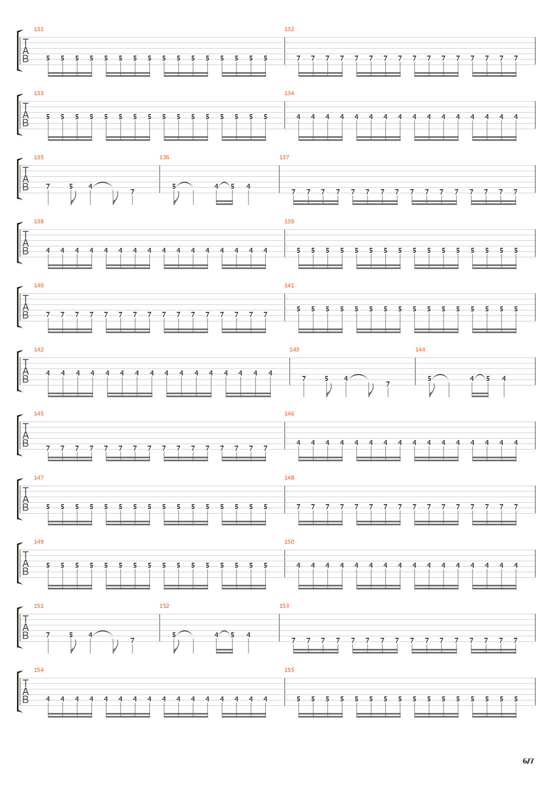 Fall Of Man吉他谱