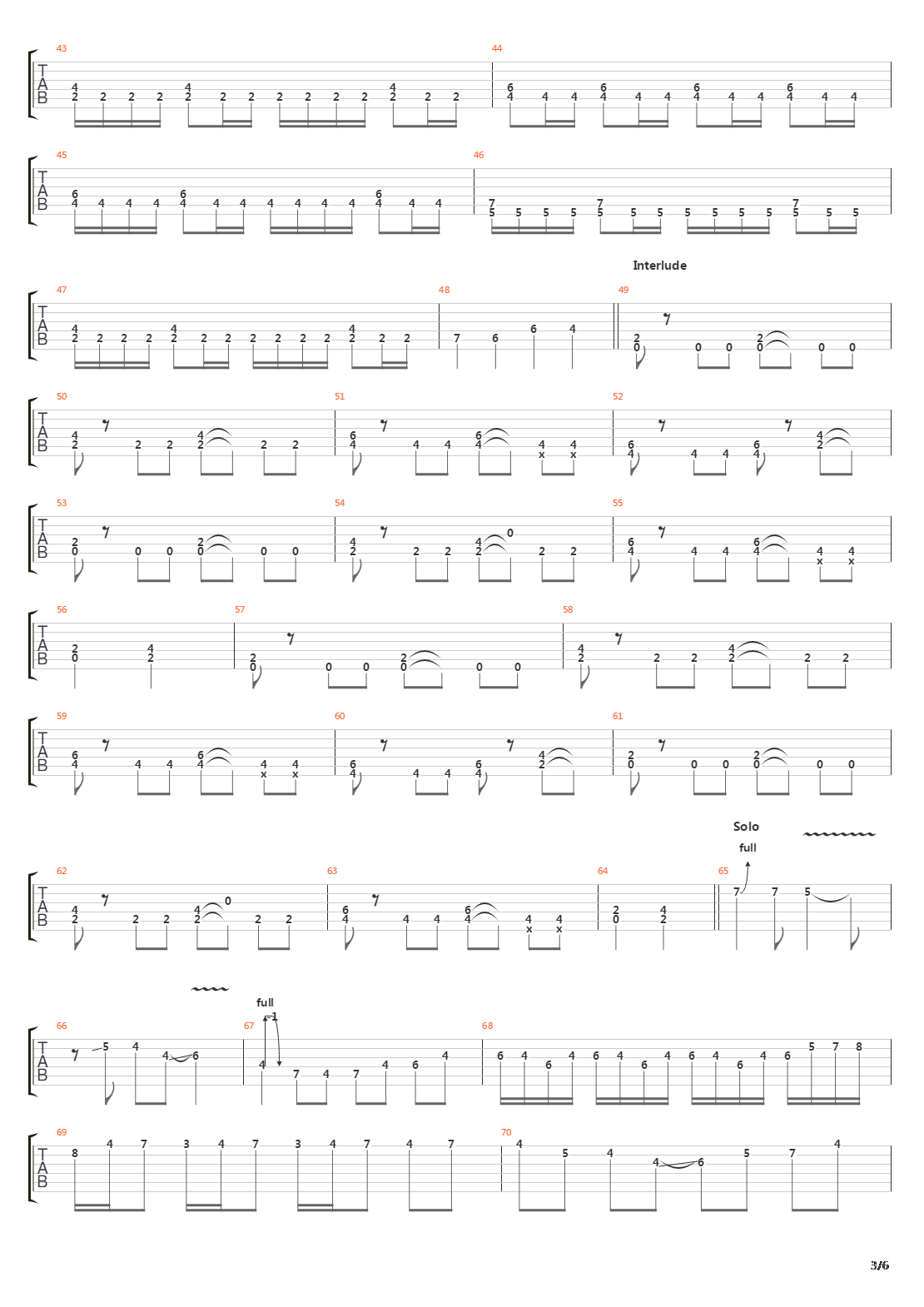 Der Sturm吉他谱