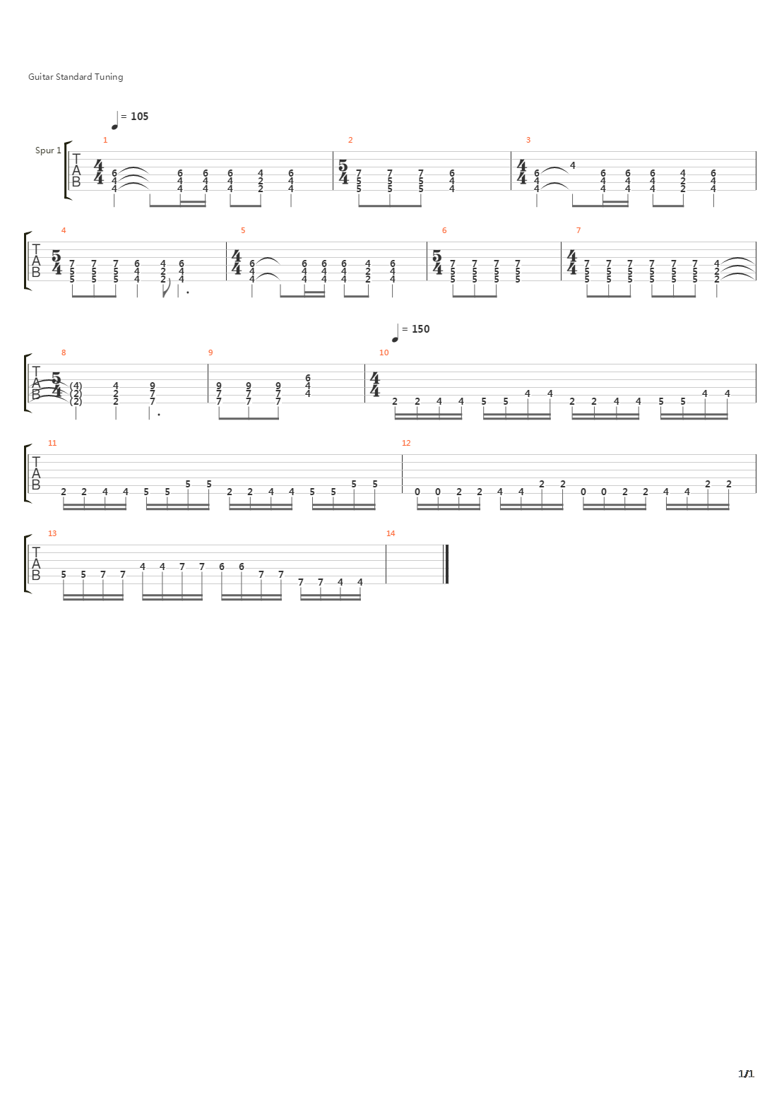 Wurzelbert吉他谱