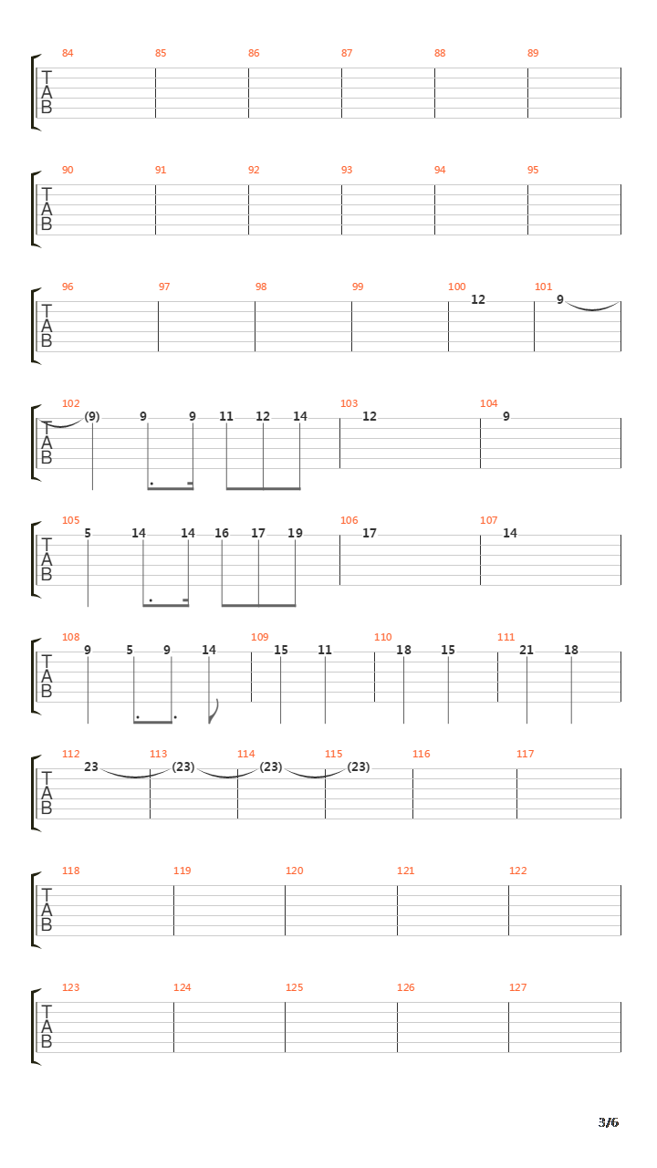 Wenn Erdreich Bricht吉他谱