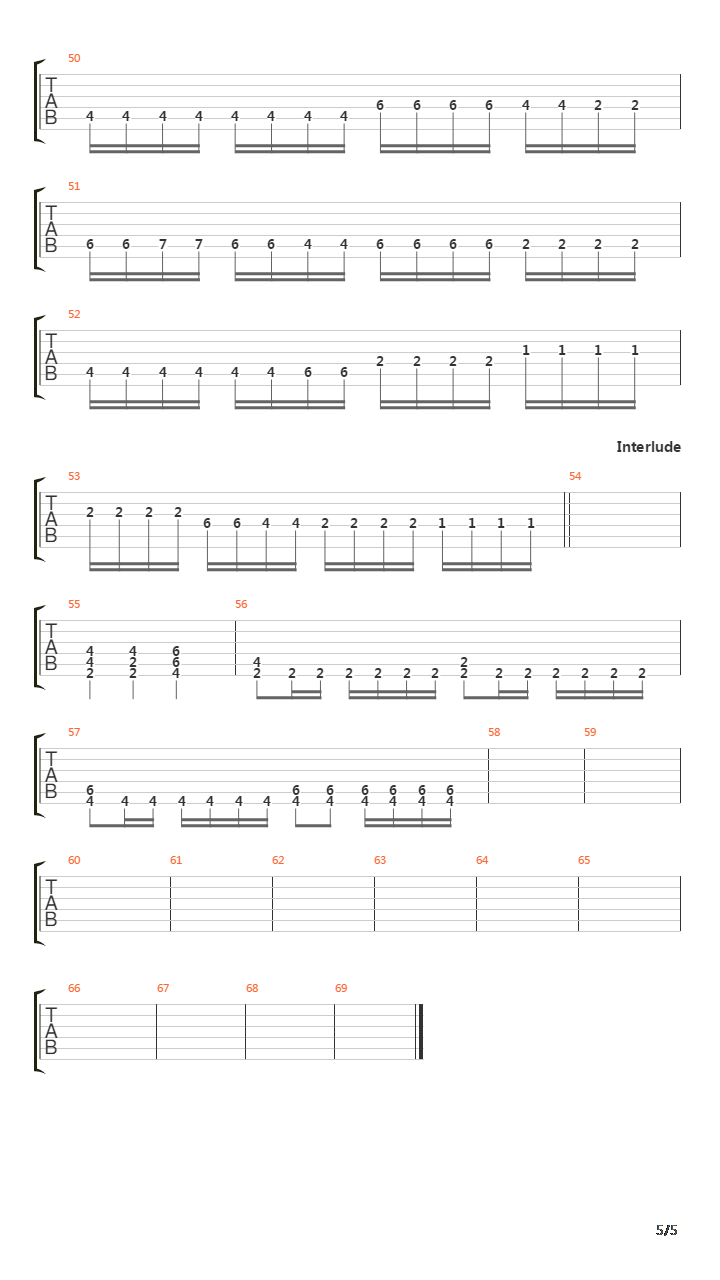 Tote Heldensagen吉他谱