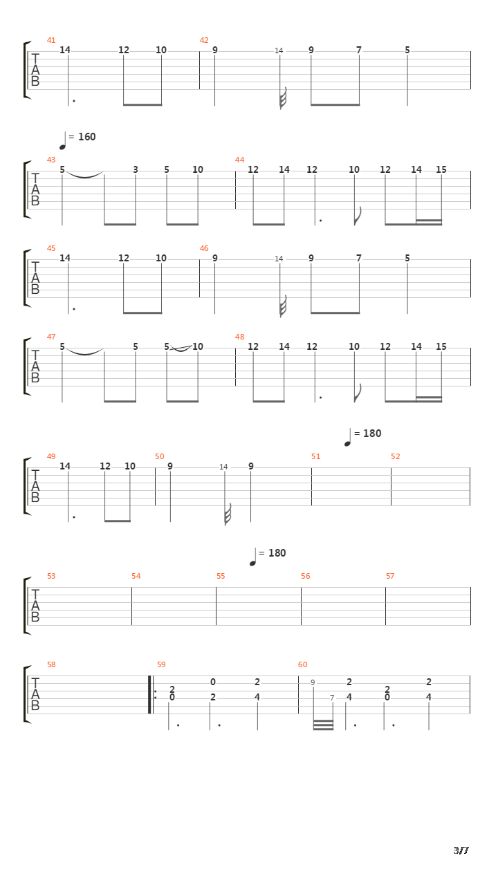 Nordheim吉他谱