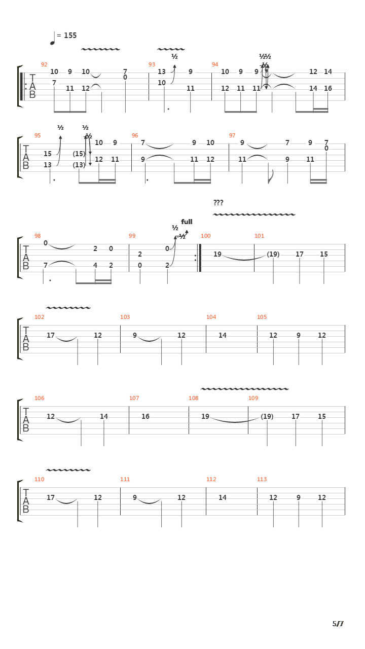 Nordheim吉他谱