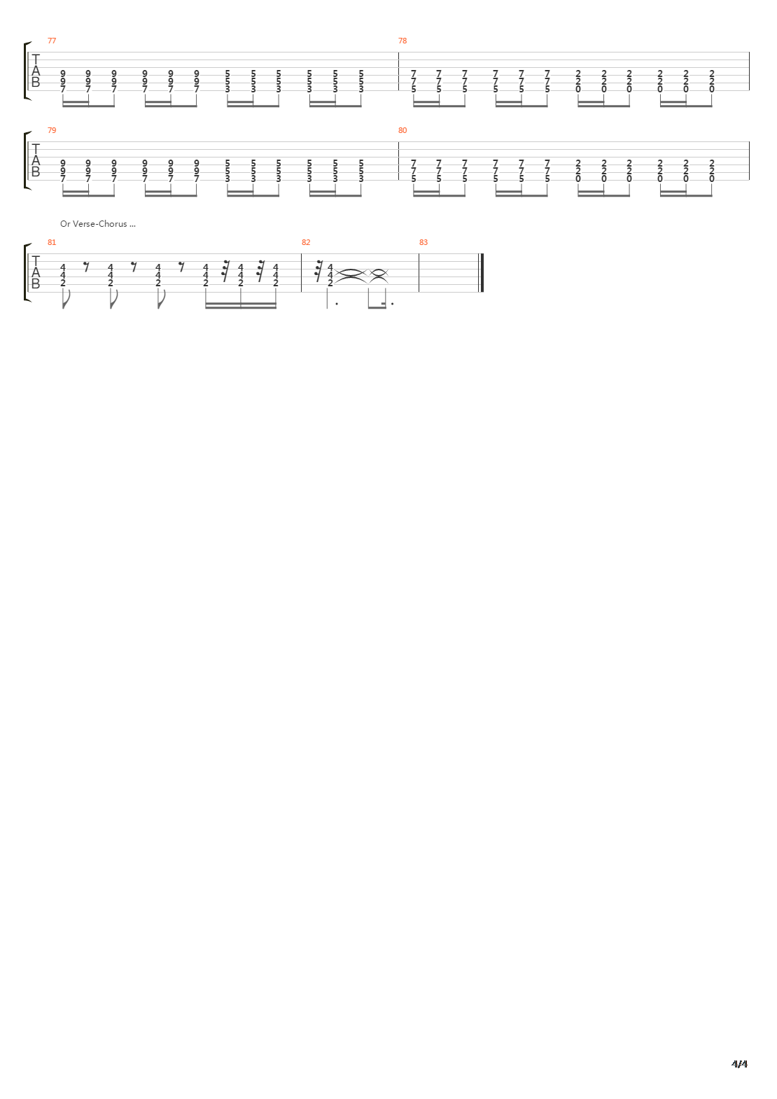 Met吉他谱
