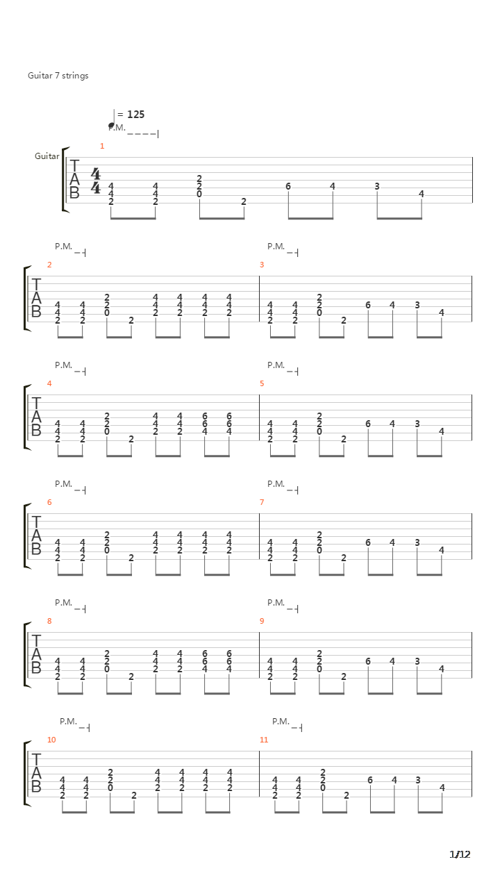 Path To Vanir吉他谱