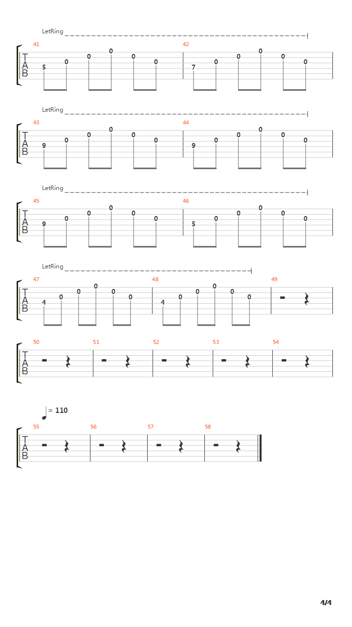 A Pastoral Theme吉他谱