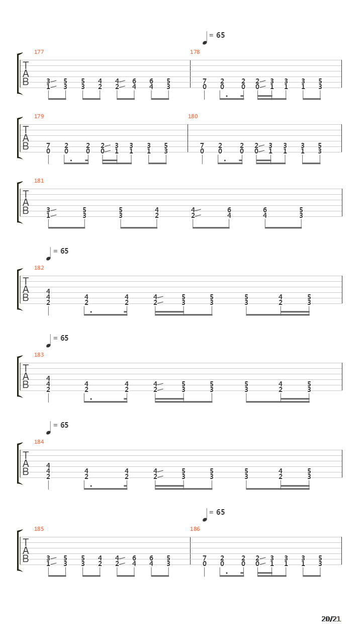 Cosmic Keys To My Creation And Times吉他谱