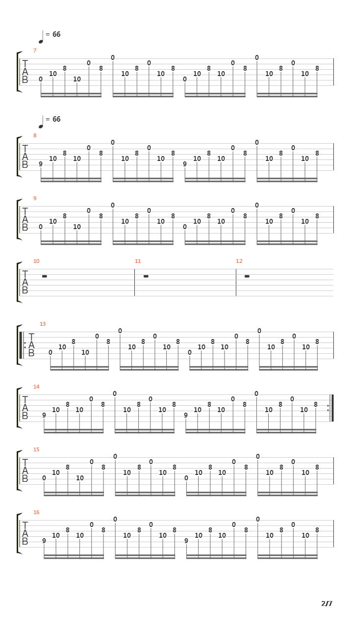 Of Blindness And Subsequent Seers吉他谱