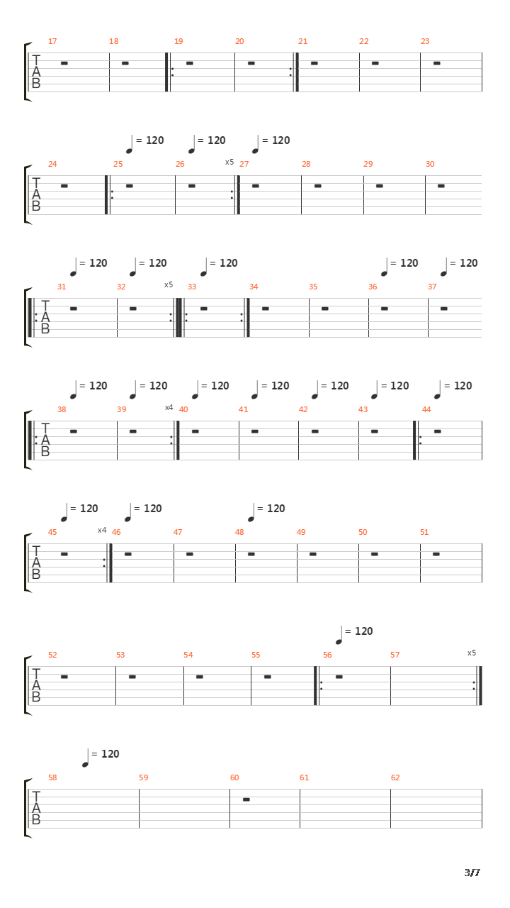 Of Blindness And Subsequent Seers吉他谱