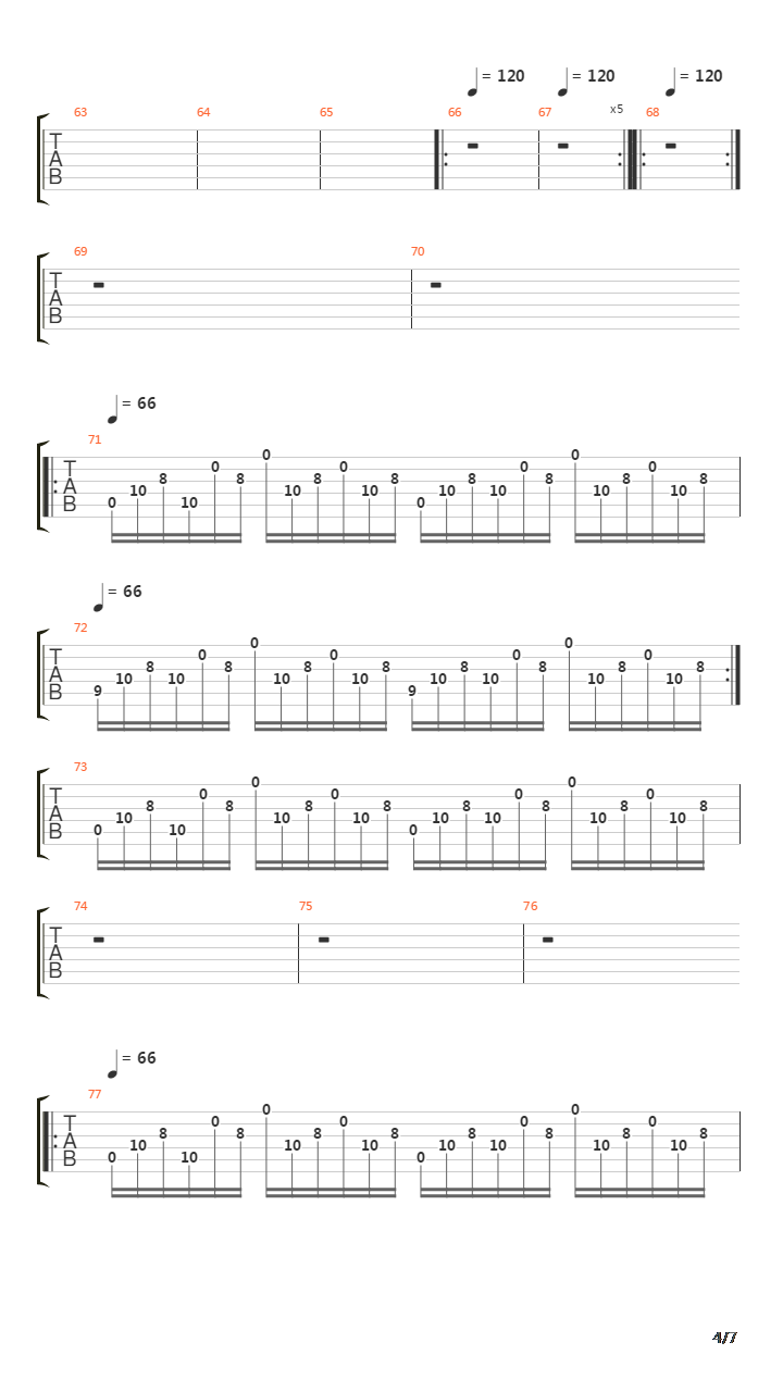 Of Blindness And Subsequent Seers吉他谱