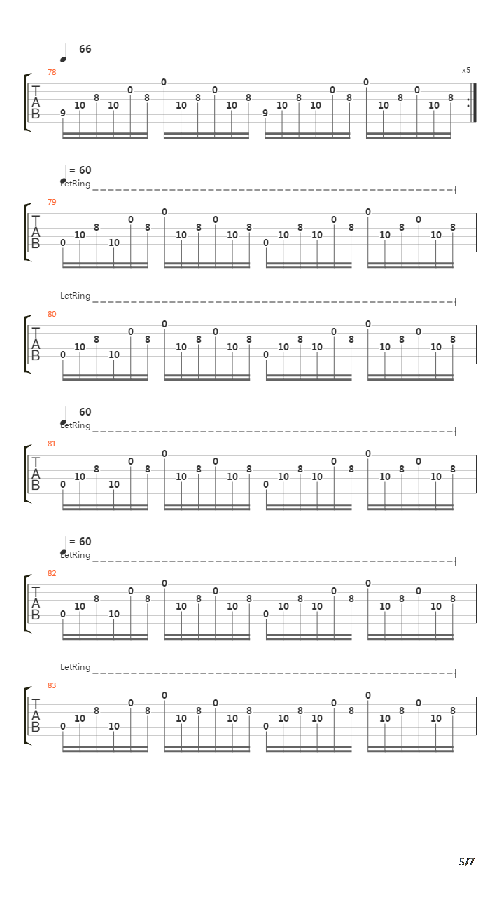 Of Blindness And Subsequent Seers吉他谱