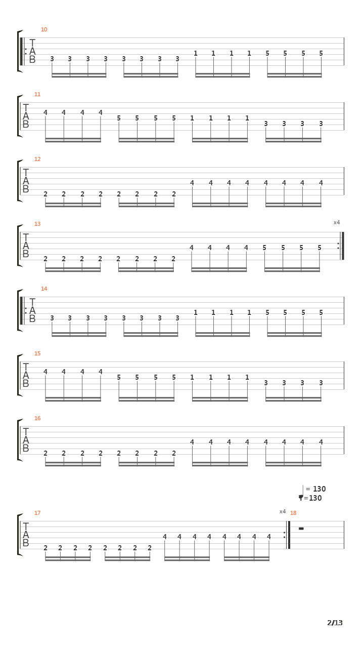 The Loss And Curse Of Reverence吉他谱