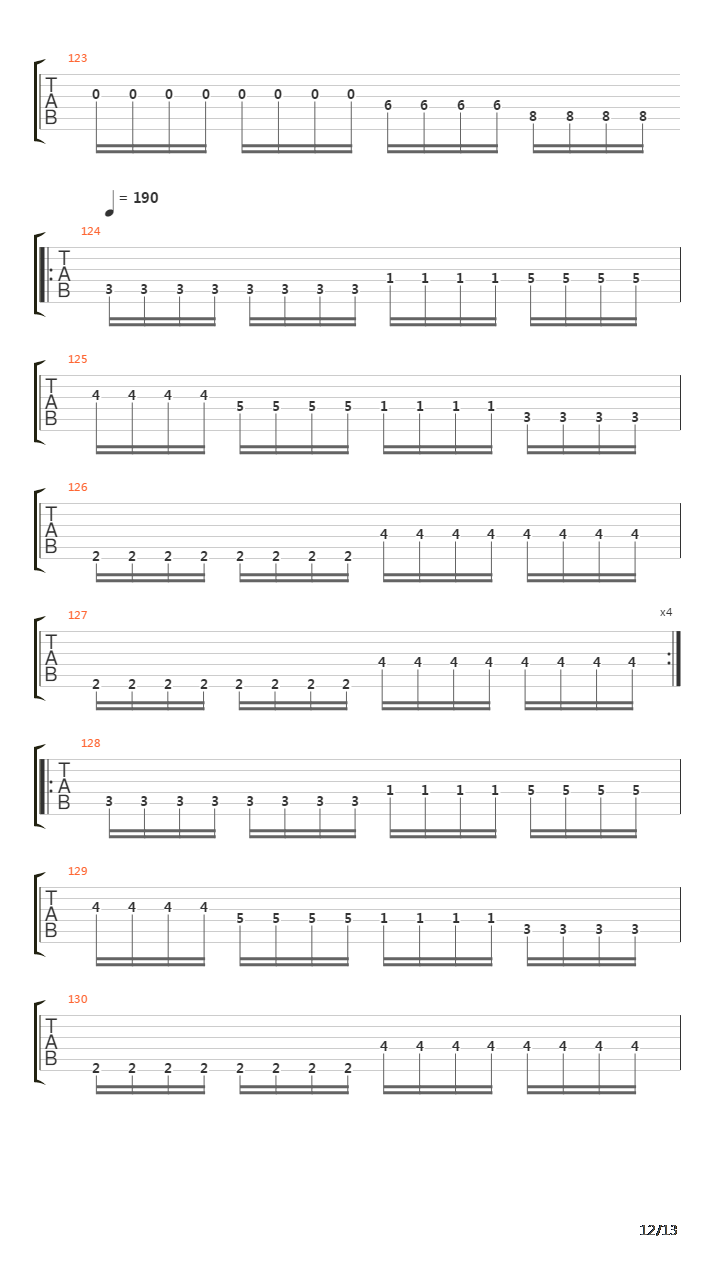 The Loss And Curse Of Reverence吉他谱