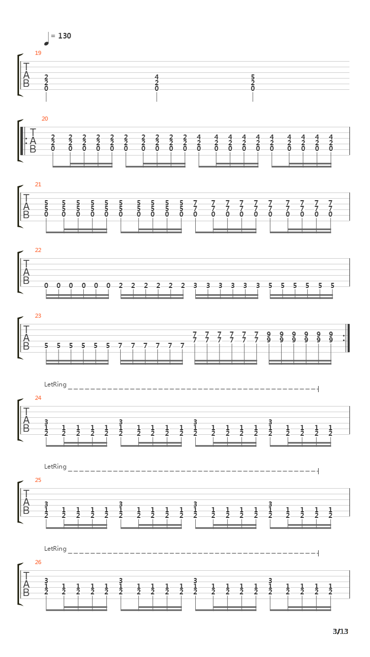 The Loss And Curse Of Reverence吉他谱