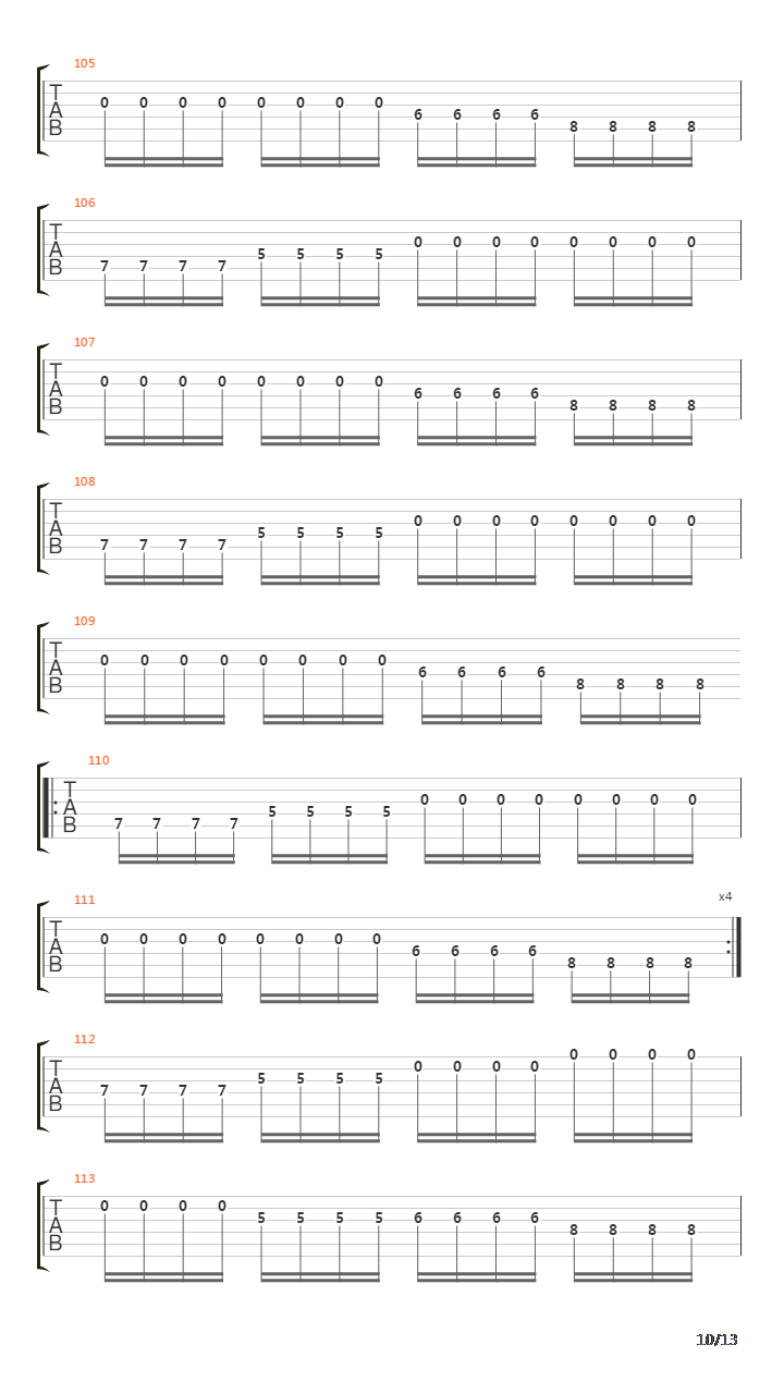 The Loss And Curse Of Reverence吉他谱