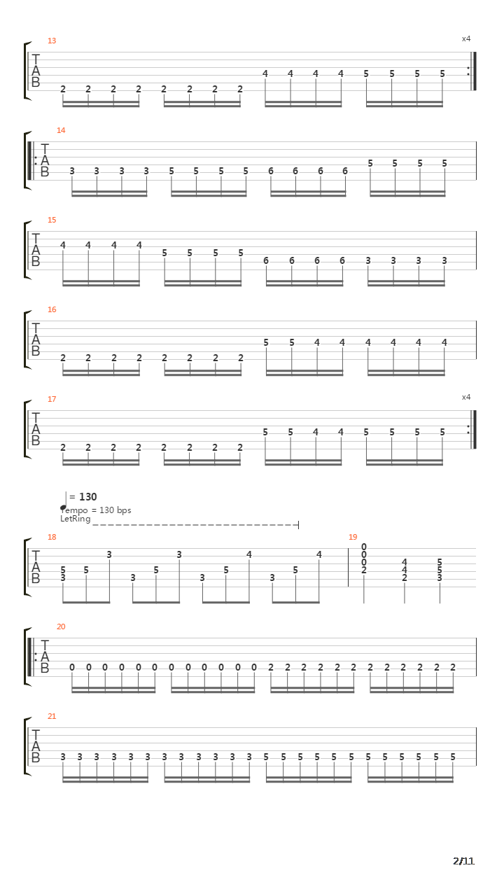 The Loss And Curse Of Reverence吉他谱